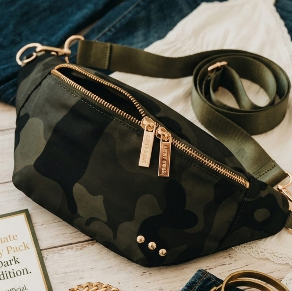 Nylon Susie Sidekick Bum Bag Women's Camouflage Sling Bag - Picture 6 of 6